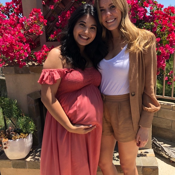 Something Navy drapey tan jacket size S - Picture 3 of 6